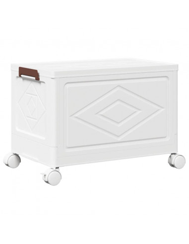 Scatola Portaoggetti Impilabile con Ruote 28 L 48x29,5x33 cm