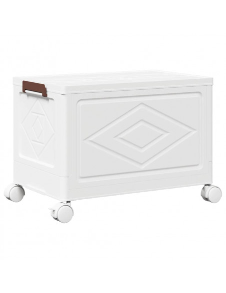 Scatola Portaoggetti Impilabile con Ruote 28 L 48x29,5x33 cm
