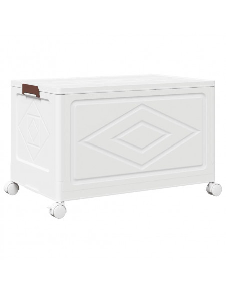 Scatola Portaoggetti Impilabile con Ruote 75 L 65x40x41,5 cm