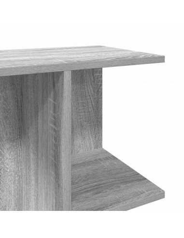 Comodini 2 pz Grigio Sonoma 46,5x29x61 cm in Legno Multistrato