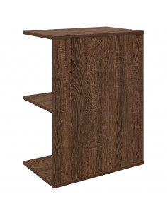 Comodini 2 pz Rovere Marrone 46,5x29x61 cm in Legno Multistrato