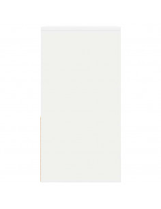 Comodini con Cassetto 2 pz Bianchi 35x34x66,5 cm