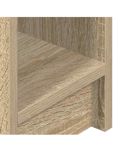 Comodini con Cassetto 2 pz Rovere Sonoma 20x36x60 cm