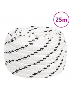 Corda da Lavoro Bianca 20 mm 25 m in Poliestere 2