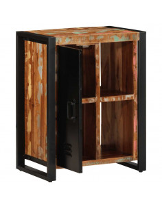 Credenza Multicolore 55x35x70 cm in Legno Massello Recupero