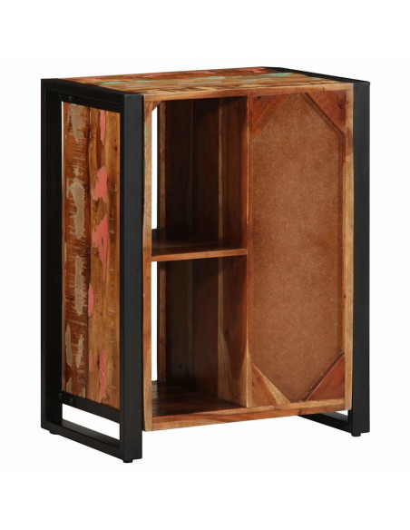 Credenza Multicolore 55x35x70 cm in Legno Massello Recupero