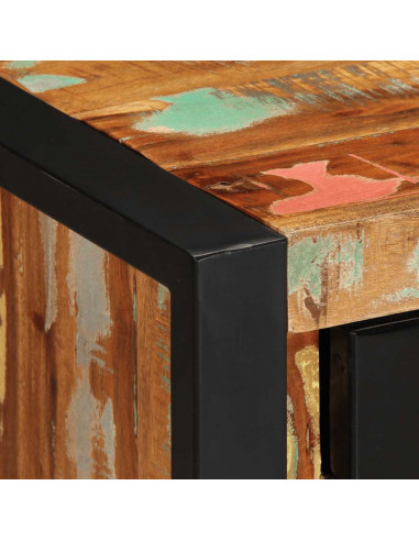 Credenza Multicolore 55x35x70 cm in Legno Massello Recupero