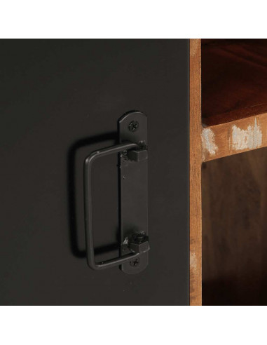 Credenza Multicolore 55x35x70 cm in Legno Massello Recupero