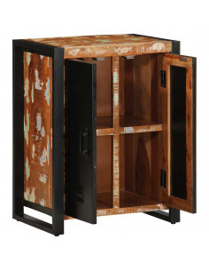 Credenza Multicolore 55x35x70 cm in Legno Massello Recupero