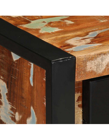 Credenza Multicolore 55x35x70 cm in Legno Massello Recupero