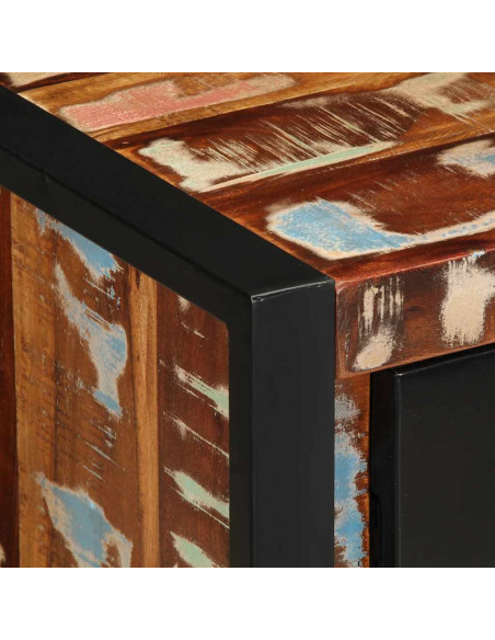 Credenza Multicolore 55x35x70 cm in Legno Massello Recupero