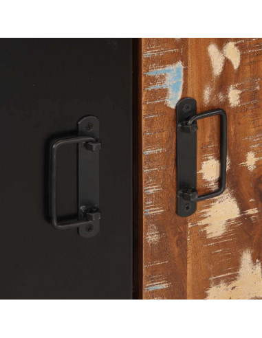 Credenza Multicolore 55x35x70 cm in Legno Massello Recupero