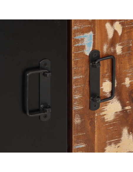 Credenza Multicolore 55x35x70 cm in Legno Massello Recupero