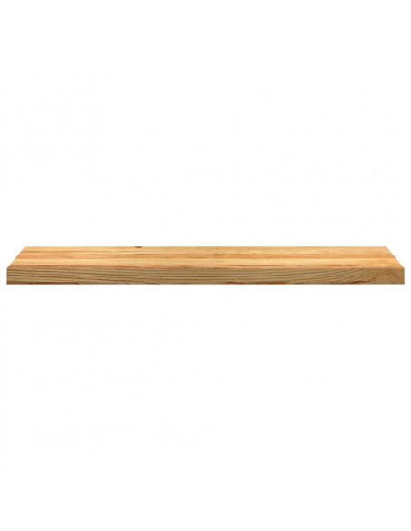 Davanzali 2 pz Marrone Chiaro 100x30x2 cm Legno Massello Rovere