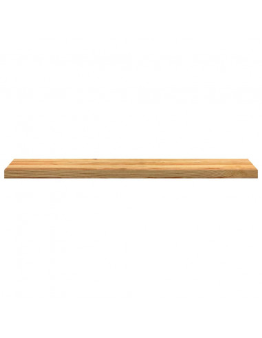 Davanzali 2 pz Marrone Chiaro 120x30x2 cm Legno Massello Rovere