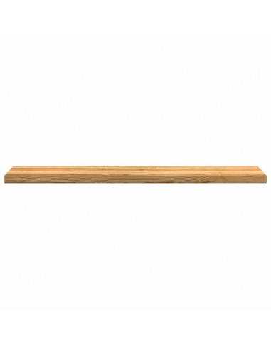 Davanzali 2 pz Marrone Chiaro 140x30x2 cm Legno Massello Rovere