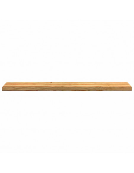 Davanzali 2 pz Marrone Chiaro 140x30x2 cm Legno Massello Rovere