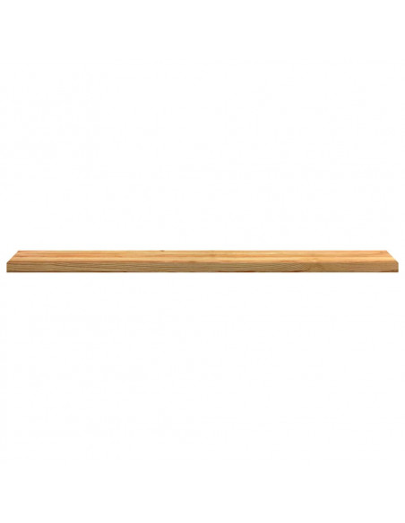 Davanzali 2 pz Marrone Chiaro 160x30x2 cm Legno Massello Rovere