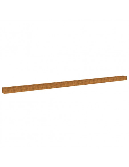 Fioriera Rialzata da Giardino 1152x50x36 cm in Acciaio Corten