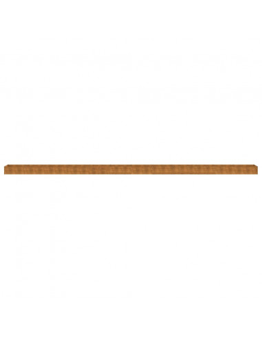 Fioriera Rialzata da Giardino 1152x50x36 cm in Acciaio Corten