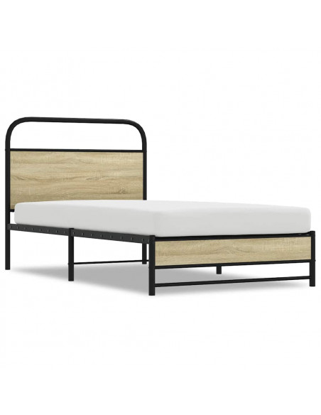 Giroletto senza Materasso Rovere Sonoma 107x203cm in Truciolato