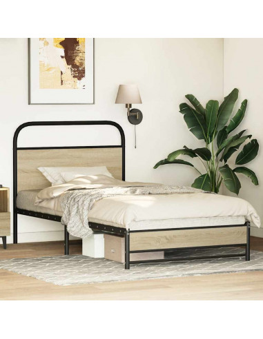 Giroletto senza Materasso Rovere Sonoma 107x203cm in Truciolato