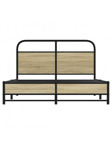 Giroletto senza Materasso Rovere Sonoma 120x200cm in Truciolato