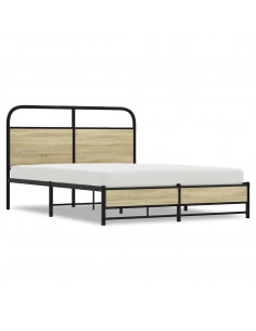 Giroletto senza Materasso Rovere Sonoma 135x190cm in Truciolato