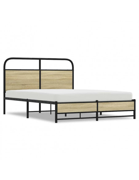 Giroletto senza Materasso Rovere Sonoma 135x190cm in Truciolato