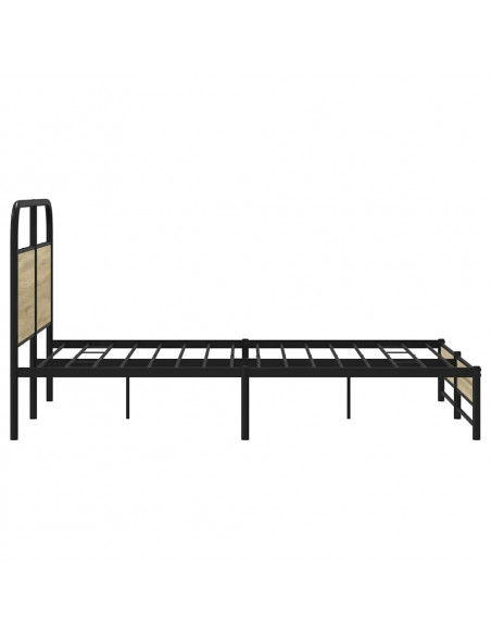 Giroletto senza Materasso Rovere Sonoma 135x190cm in Truciolato