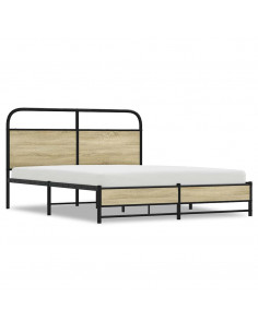 Giroletto senza Materasso Rovere Sonoma 150x200cm in Truciolato