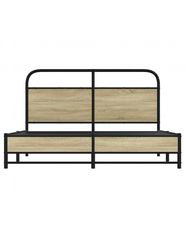 Giroletto senza Materasso Rovere Sonoma 150x200cm in Truciolato