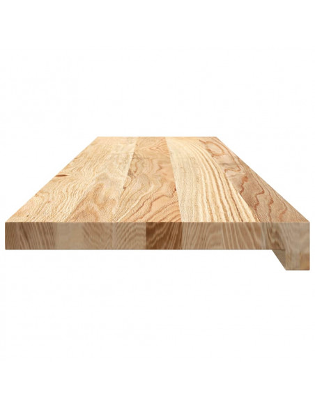Gradini 4 pz 100x30x2 cm in Rovere Massello Non Trattato