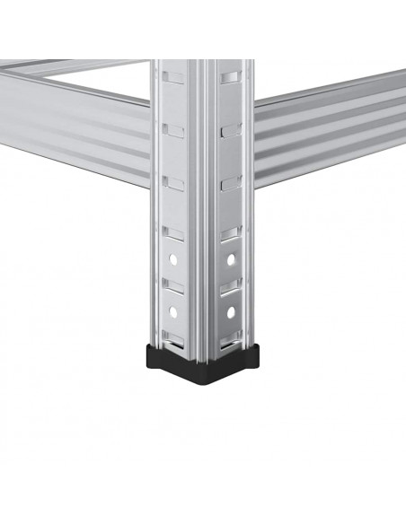 Ripiano Pneumatici a 2 Strati 110x40x180cm Acciaio e Truciolato