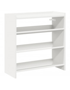 Scarpiera Bianca 60x25x62 cm in Legno Multistrato