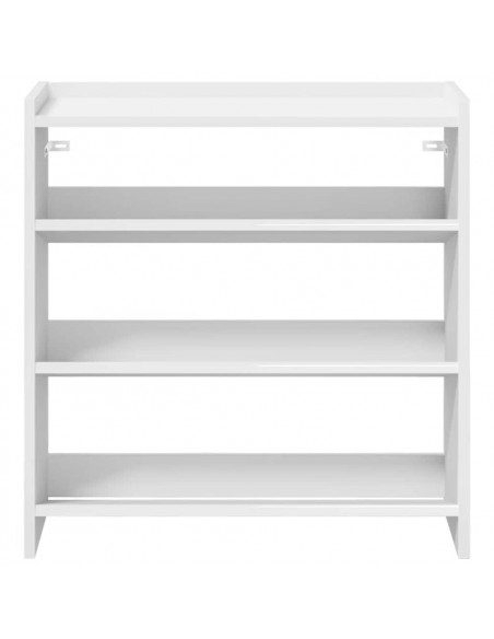 Scarpiera Bianca 60x25x62 cm in Legno Multistrato