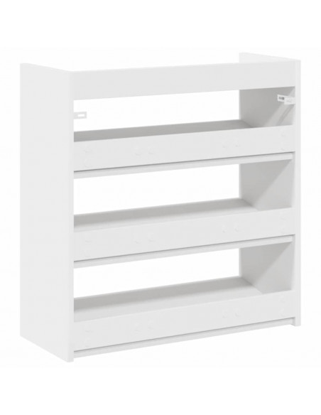 Scarpiera Bianca 60x25x62 cm in Legno Multistrato