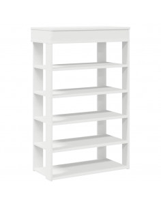 Scarpiera Bianca 60x30x98 cm in Legno Multistrato