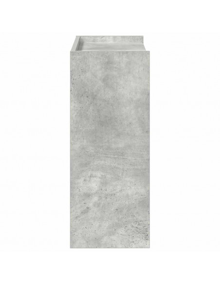 Scarpiera Grigio Cemento 60x25x62 cm in Legno Multistrato