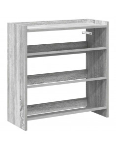 Scarpiera Grigio Sonoma 60x25x62 cm in Legno Multistrato