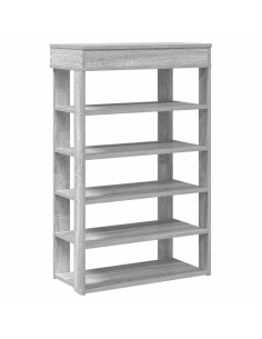 Scarpiera Grigio Sonoma 60x30x98 cm in Legno Multistrato