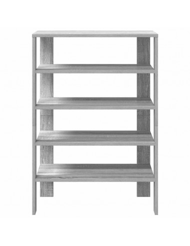 Scarpiera Grigio Sonoma 60x30x98 cm in Legno Multistrato