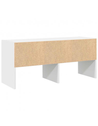 Scarpiera Impilabile Bianca 89,5x30x40 cm