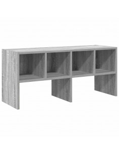 Scarpiera Impilabile Grigio Sonoma 89,5x30x40 cm