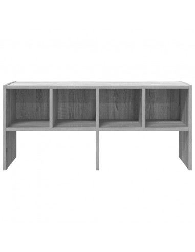 Scarpiera Impilabile Grigio Sonoma 89,5x30x40 cm