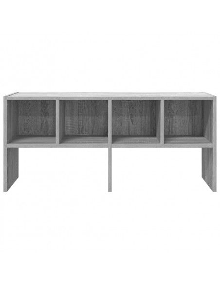 Scarpiera Impilabile Grigio Sonoma 89,5x30x40 cm
