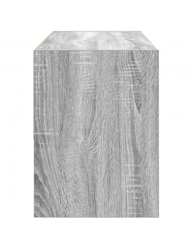 Scarpiera Impilabile Grigio Sonoma 89,5x30x40 cm