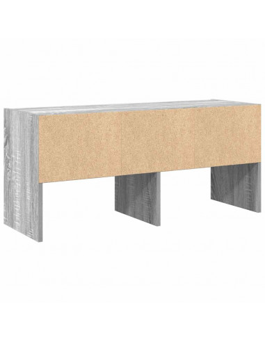 Scarpiera Impilabile Grigio Sonoma 89,5x30x40 cm