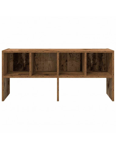 Scarpiera Impilabile Legno Antico 89,5x30x40 cm