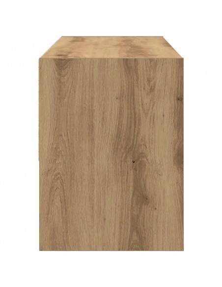 Scarpiera Impilabile Rovere Artigianale 89,5x30x40 cm